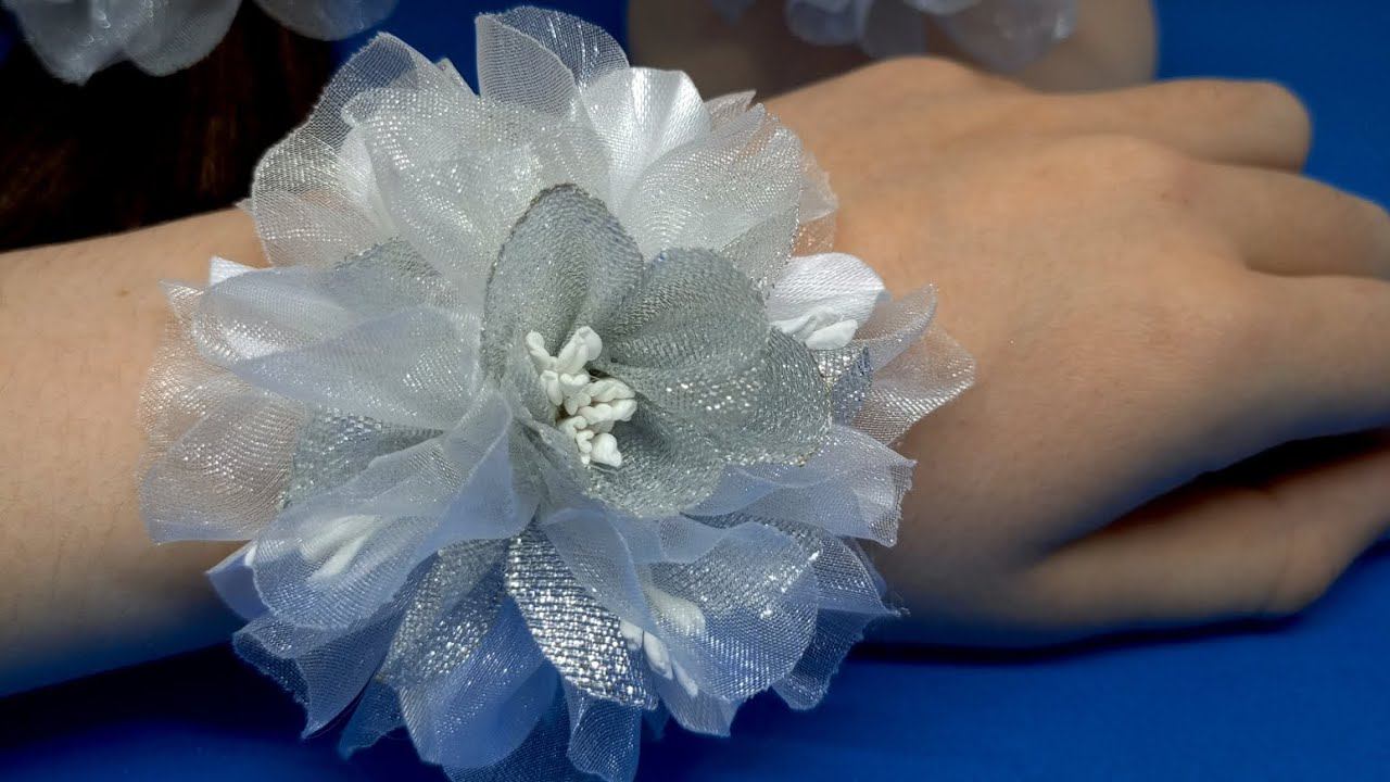 МК. Браслет из лент для любого образа.