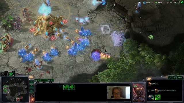 Starcraft 2 - Irwe's first game online смотреть онлайн
