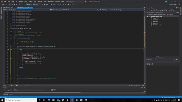 Control Arduino using C# and WPF смотреть онлайн