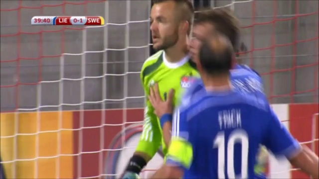 Liechtenstein 0-2 Sweden (Euro Qualifying 2016) смотреть онлайн