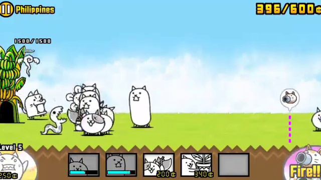 Играем в The Battle Cats. Игра сломалась!! Дикая удача) смотреть онлайн