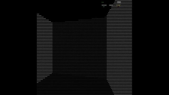 A first person roguelike in ASCII art смотреть онлайн