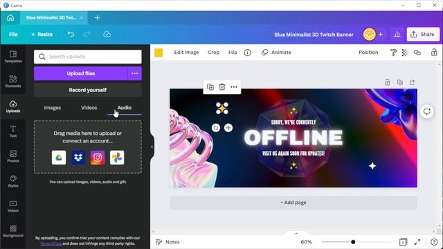 How to Create an Awesome TWITCH BANNER in Minutes Using Canva смотреть онлайн