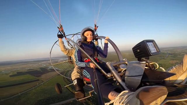 Параплан в Челябинске. Полёты лето 2018 смотреть онлайн