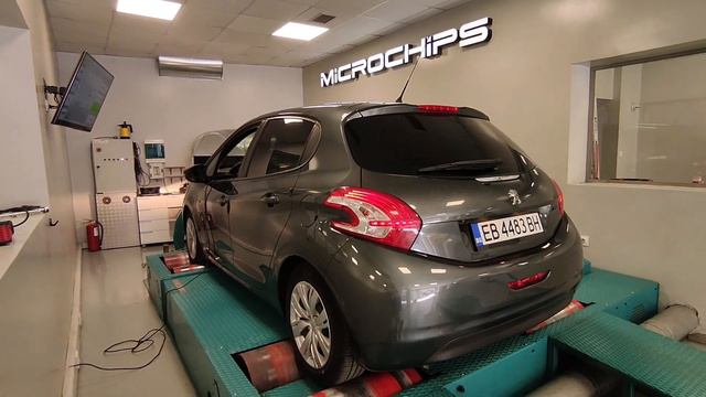 Peugeot 208 1.4 HDI remap stage1 смотреть онлайн