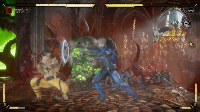 Mortal Kombat 11 - liu kang vs cassie cage - hard смотреть онлайн