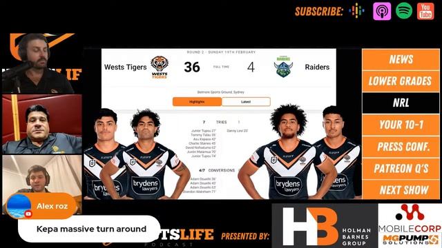 All aboard the Wests Tigers hype train! - WestsLife Podcast review Raiders trial смотреть онлайн
