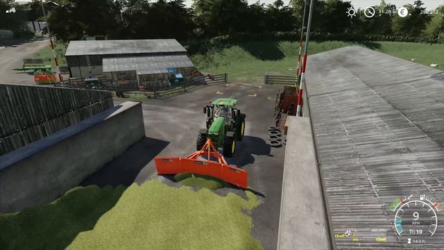 Harvesting Silage | FS 19 | Marwell Manor Farm #15 | 4K(UltraHD)