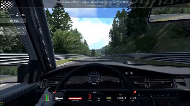 Assetto Corsa Nordschleife Touristenfahrten Mercedes 190E Evo II DTM смотреть онлайн