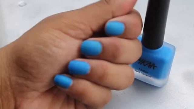Nykaa Matte Nail Enamel | Review & Demo | Blueberry Sorbet & Pink Lemonade смотреть онлайн