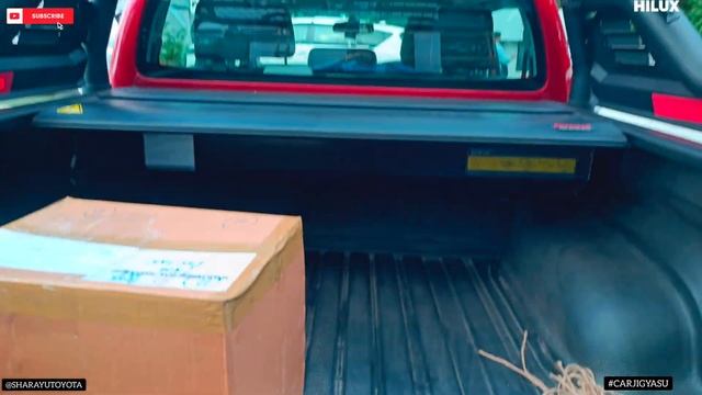 Toyota Hilux Automatic Shutter And Stylish Bar #hiluxaccessories #hiluxindia #hilux2023