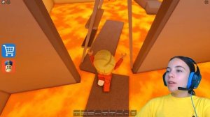 ПОБЕГ ИЗ ТЮРЬМЫ, НО ПОЛ ЭТО ЛАВА в ROBLOX!