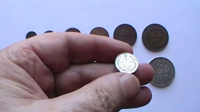 Обиходные монеты Николая 2 - Tsar Nicholas II coins смотреть онлайн