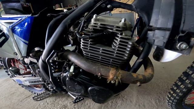 Дороботка ЭНДУРО мотоцикла + тюнинг +300 кубов + коммутатор и котушка!! смотреть онлайн