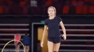 Арина и Дина Аверины тренировка перед Гран При