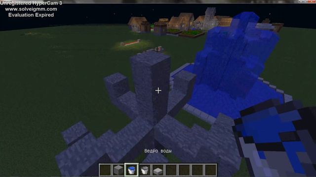 Как построить красивый фонтан в Minecraft смотреть онлайн