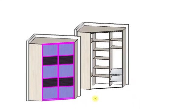 Угловой шкаф купе смотреть онлайн