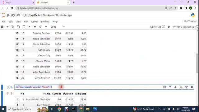 9. Handling Missing Data using dropna() and fillna() Function | Pandas Tutorial for Beginners смотреть онлайн