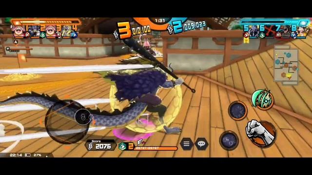 TONS OF TREASURE IN LEAGUE BATTLE! ??️ 6* EX HYBRID FORM KAIDOU GAMEPLAY (One Piece Bounty Rush) смотреть онлайн
