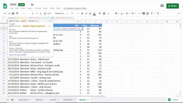 Combine or Pull Data from Multiple Sheets into a Master sheet in Google Sheets смотреть онлайн