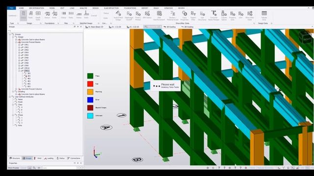 Precast Design Workflow using Tekla Structural Designer 2020 смотреть онлайн
