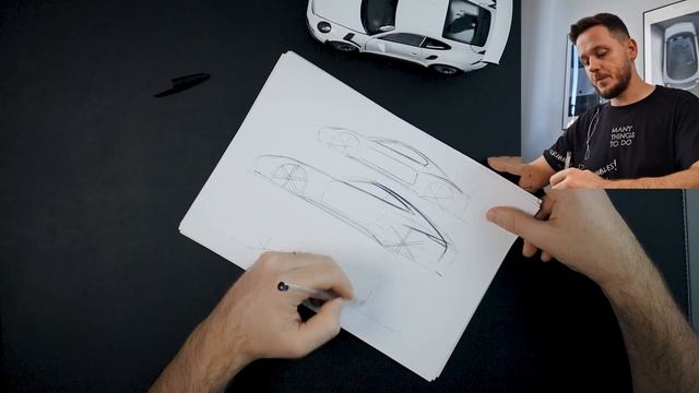 Designing Dream Porsche // ep. 01 - Real Time Car Design Sketching смотреть онлайн