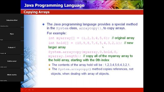 ENHANCED FOR LOOP & ARRAY COPY & JAVA PACKAGE смотреть онлайн