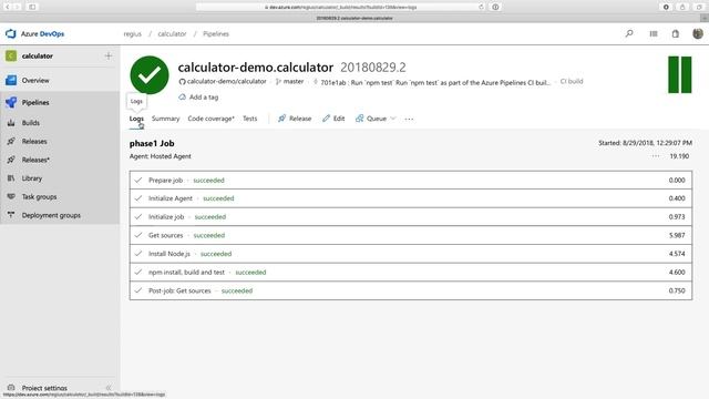 Continuous Builds with your GitHub projects using Azure Pipelines смотреть онлайн