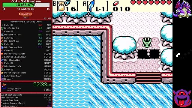[old] The Legend of Zelda: Oracle of Seasons Any% All Essences speedrun in 1:38:48 смотреть онлайн