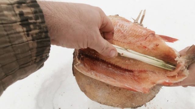 Рыба на рожне. Никогда так не делал, в мороз зимой смотреть онлайн