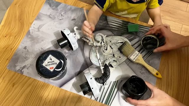 Реставрация и перекраска сталинского светильника.КОНКУРС для подписчиков!!!restoration marisweethom смотреть онлайн
