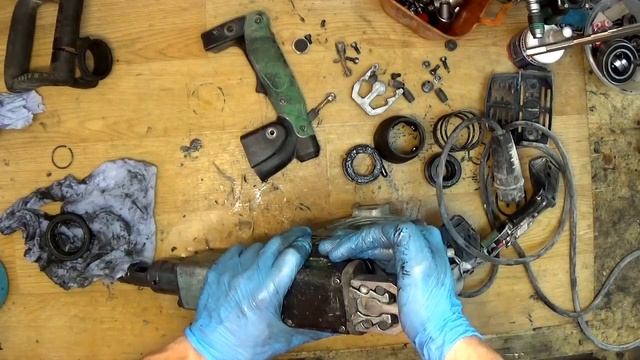 Hitachi H45MR Demolition Hammer Repair O-rings And Grease Repair
