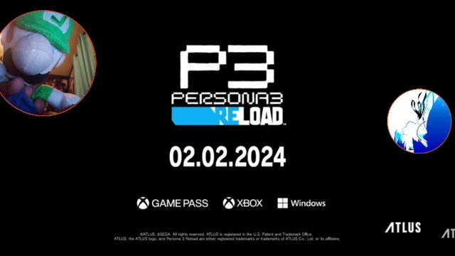 Luigi React To Persona 3 Reload - Battle BGM & Gameplay Reveal смотреть онлайн