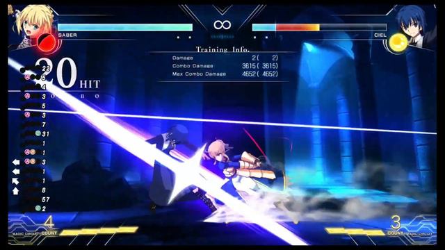 My first saber style combo | Melty Blood: Type Lumina смотреть онлайн