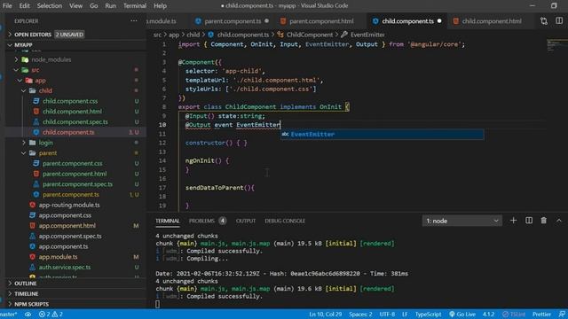 Angular - Output Component смотреть онлайн