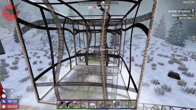 Building the Kill Box - 7 DAYS TO DIE - Alpha 19 смотреть онлайн