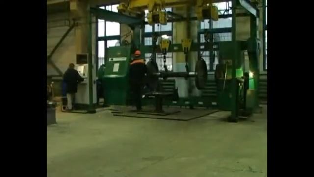 Wheelset Press Of 4000kN / Запрессовка колесных пар на прессе 4000кН