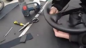 БИЗНЕС ПО ИЗГОТОВЛЕНИЮ ЧЕХЛОВ НА РУЛЬ АВТОМОБИЛЯ. ДЕЛАЕМ ВЫКРОЙКУ НА РУЛЬ.