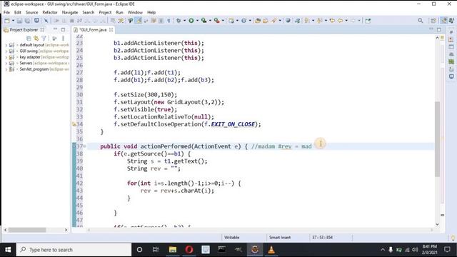 GUI form complete program with Java swing | Bsc CSIT 2075 long question solution Java смотреть онлайн