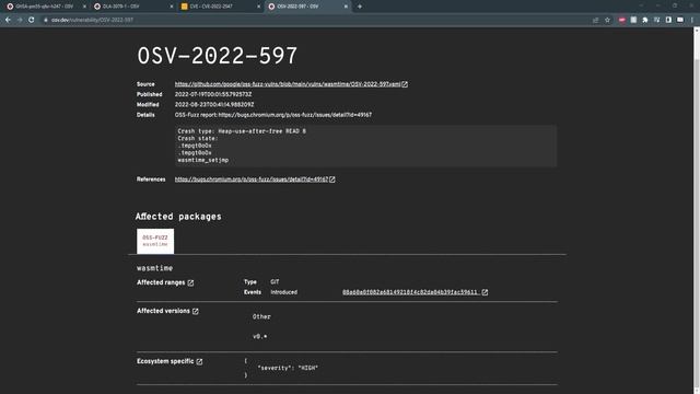 Tool Review: Open Source Vulnerability Database + OSV API смотреть онлайн