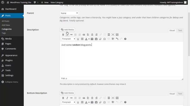 Formatting WordPress Category Descriptions смотреть онлайн