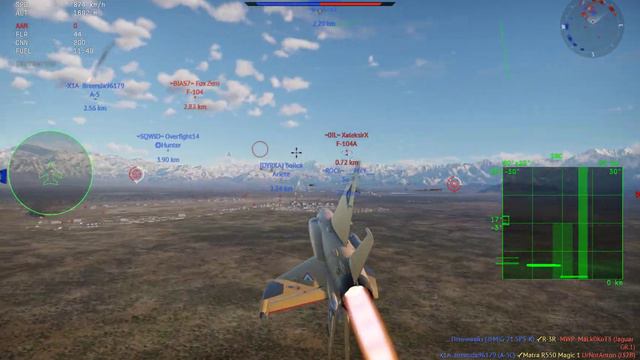 War Thunder German MiG-21MF gameplay смотреть онлайн