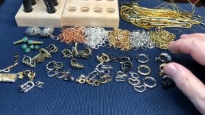 Застёжки-карабины, цепочки, швензы. Посылки с AliExpress. 11.01.2023.