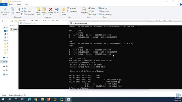 Socket Programing 6 - Multi-client Reverse Shell (عربي ) смотреть онлайн