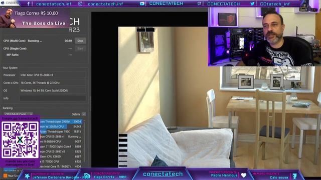 XEON 2696 V3 + Huananzhi X99 F8 - O MELHOR da linha 26xxV3 é bom mesmo? TESTANDO AO VIVO no casemod смотреть онлайн