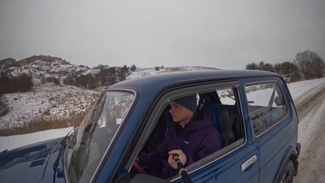 GoPro 11. Замерший Капустинский водопад. Горы. Река Никитина. Окрестности села Никитино. Лада Нива смотреть онлайн