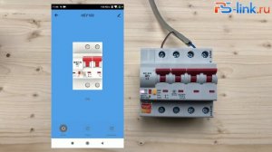 Настройка Умный WIFI автоматический выключатель Ps-Link MCB-4P