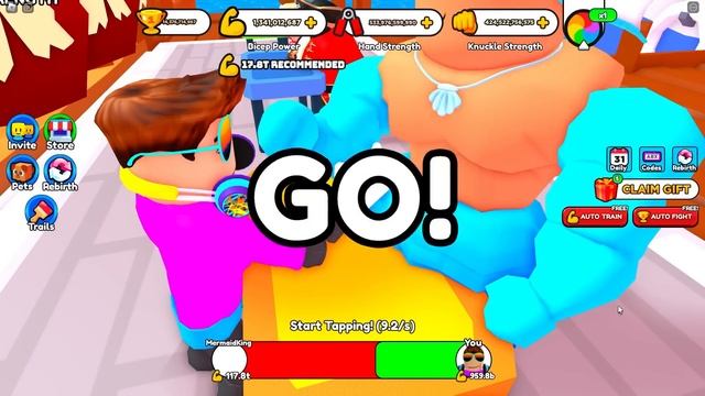 ПИРАТСКИЙ ОСТРОВ В ОБНОВЛЕНИИ ARM WRESTLE SIMULATOR В РОБЛОКС! ROBLOX смотреть онлайн