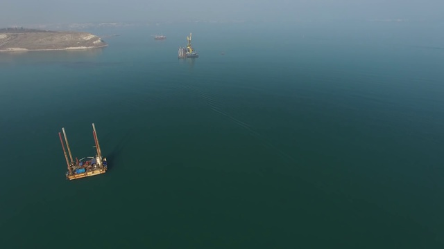 Строительство моста через Керченский пролив. Часть 5. смотреть онлайн