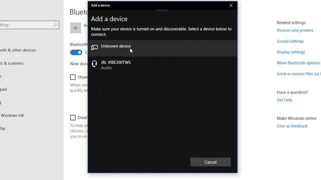 Pairing TWS earbuds to Windows - How to pair JBL VIBE 300tws смотреть онлайн